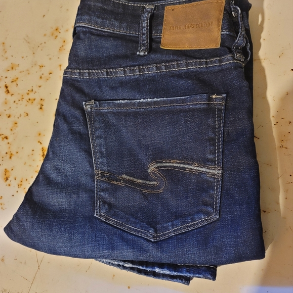 Mens Silver Jeans - Picture 1 of 3